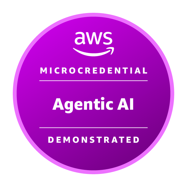 AWS Agentic AI Demonstrated badge